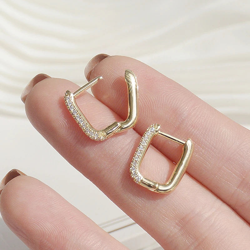 Boucles d'oreilles Fatiha 14k plaqué or