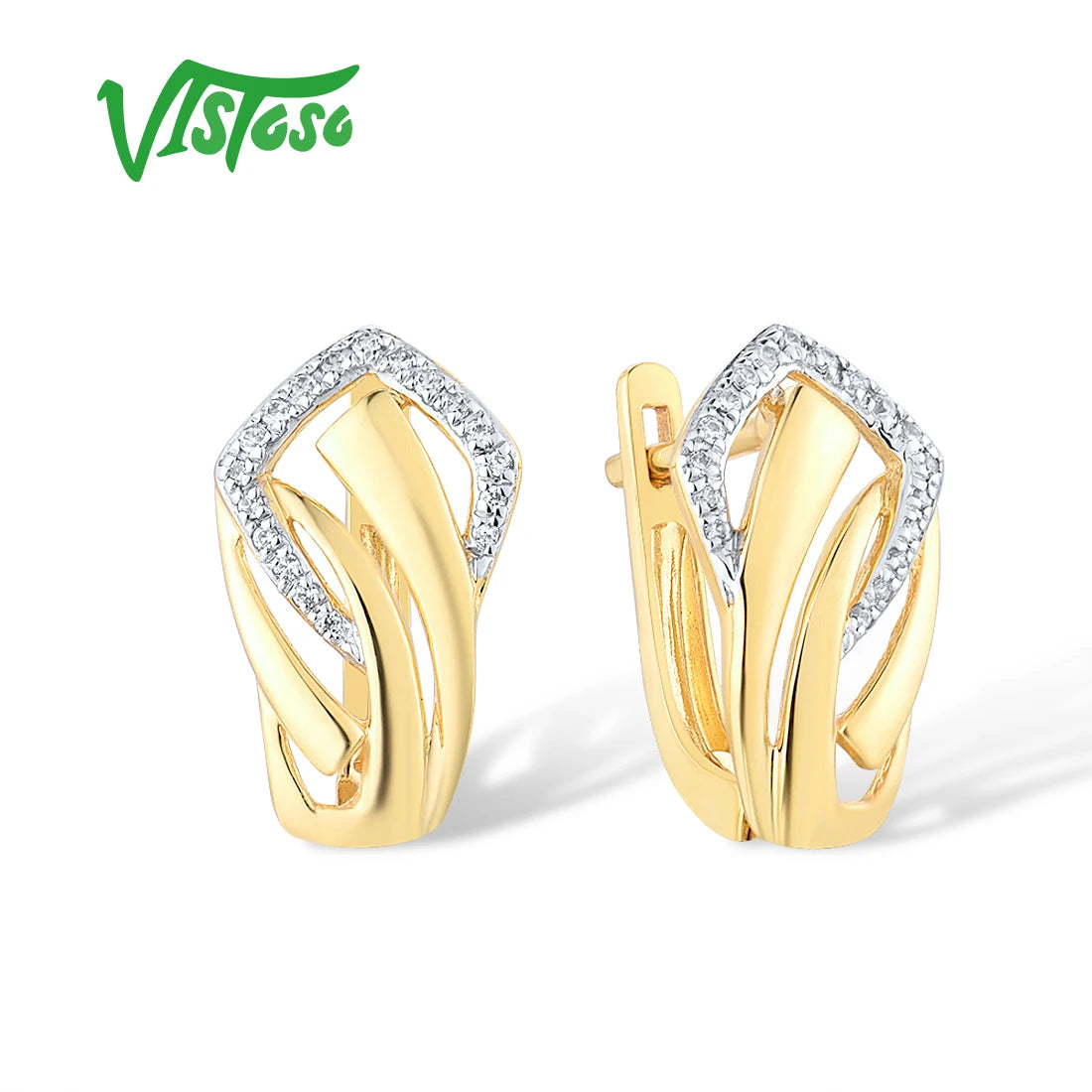 Boucles d'oreilles Madame or 14k