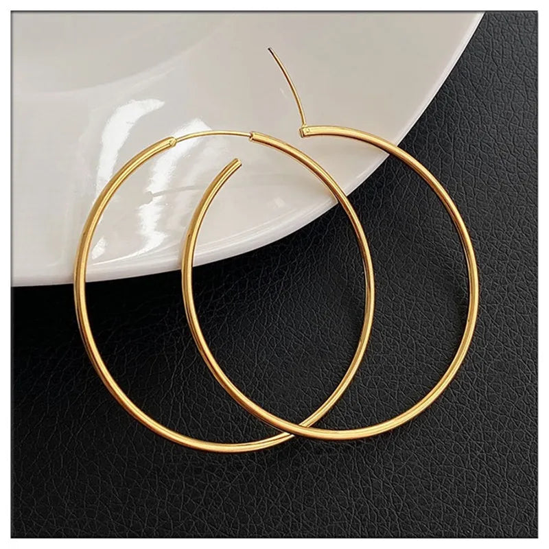 Boucles d'oreilles Samia argent ou plaqué or 24K