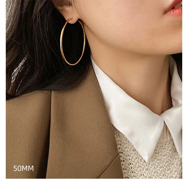 Boucles d'oreilles Samia argent ou plaqué or 24K