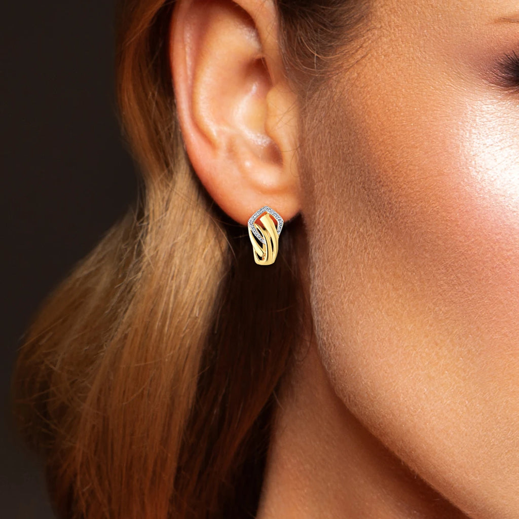 Boucles d'oreilles Madame or 14k