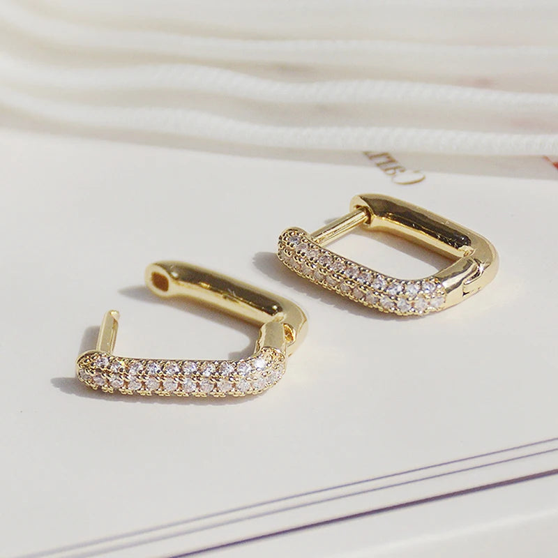 Boucles d'oreilles Fatiha 14k plaqué or