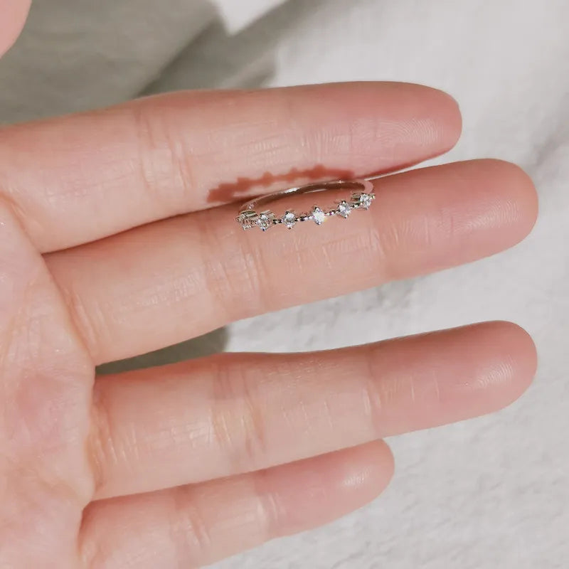 Bague Manuela argent zirconium