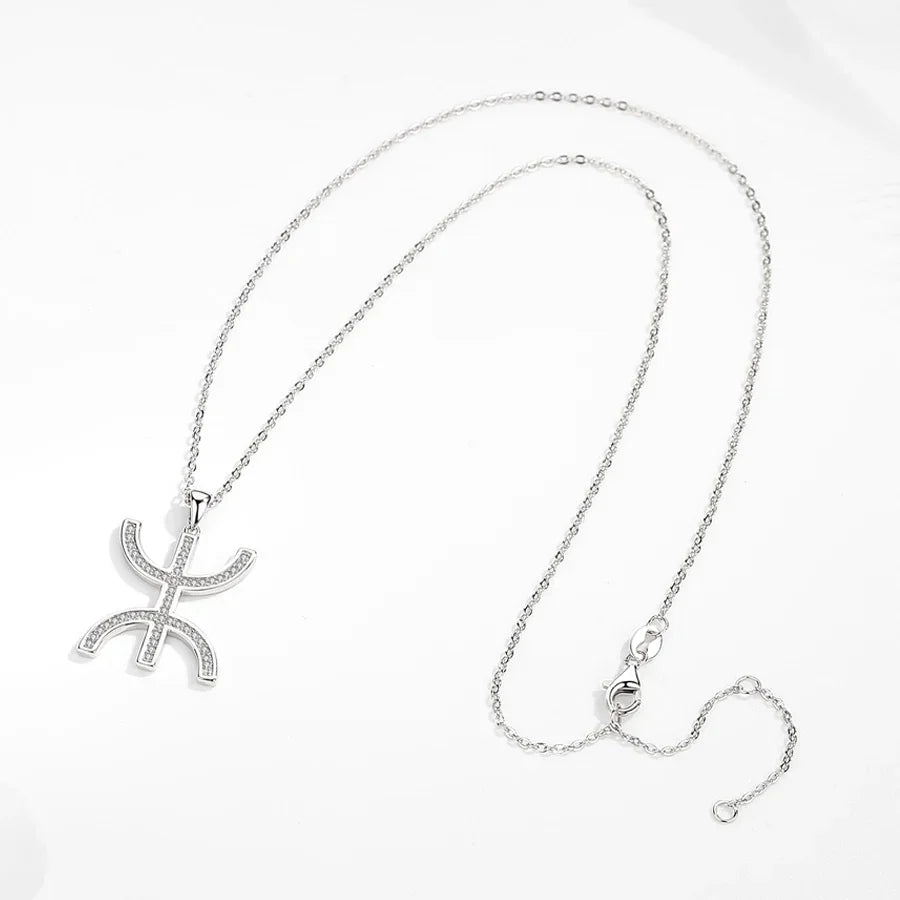 Collier Amazigh argent zirconium