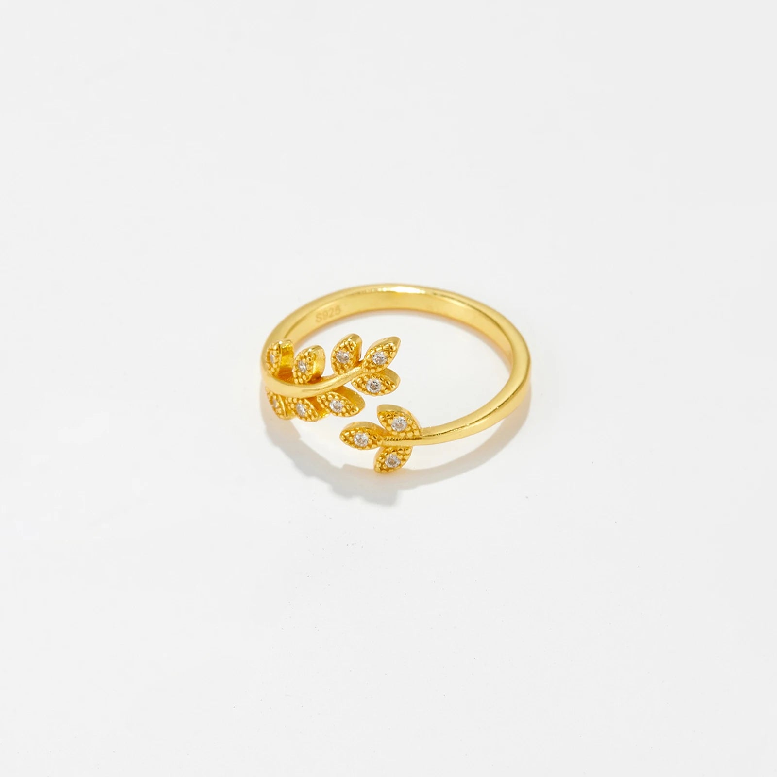 Bague ajustable argent cristal