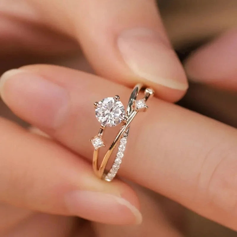 Bague Fiançailles argent