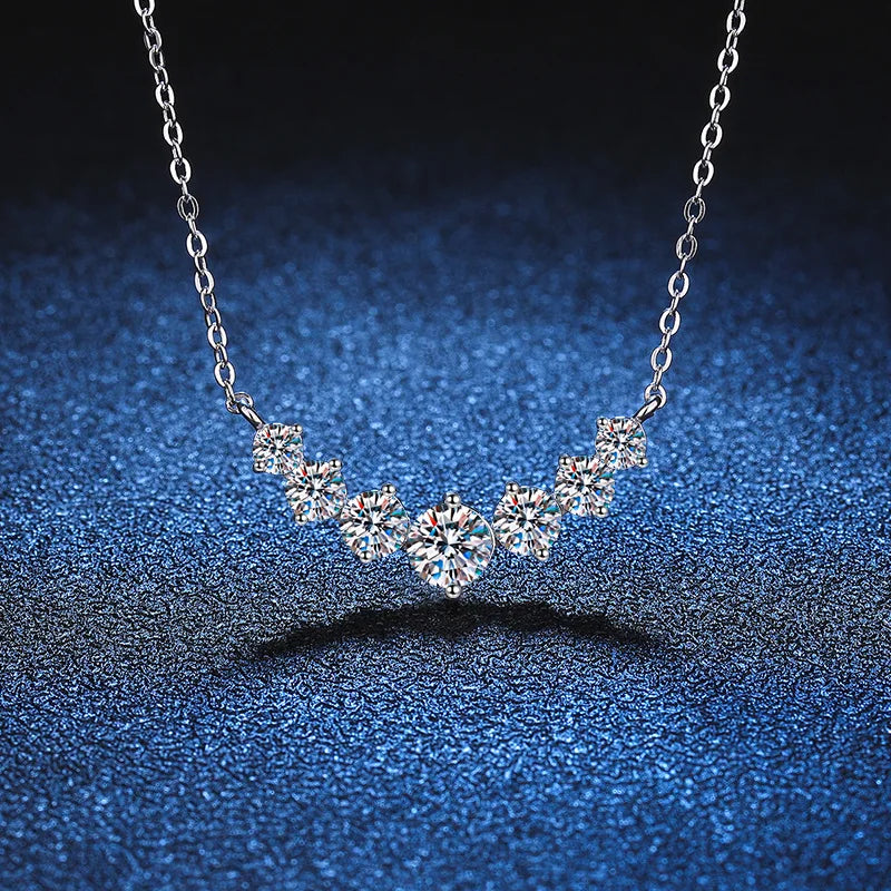 Collier Charlie argent et zirconium