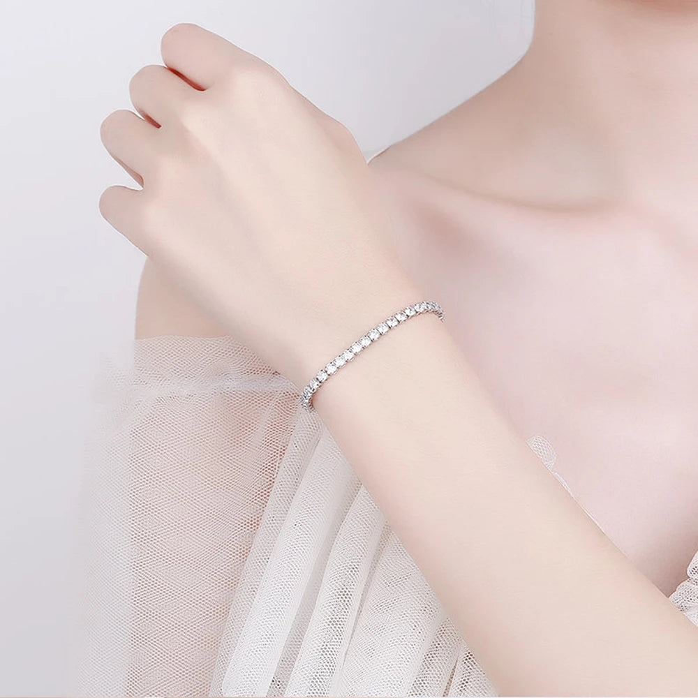 Bracelet Glam argent zirconium