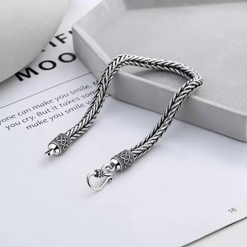 Bracelet vintage argent Homme