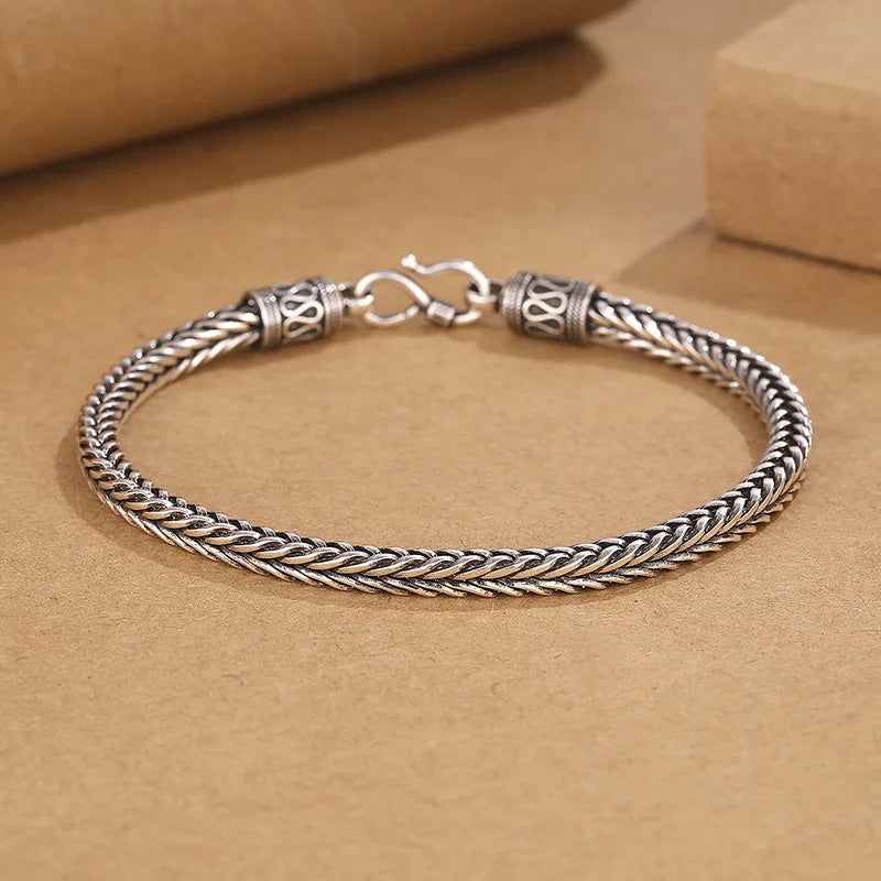 Bracelet vintage argent Homme