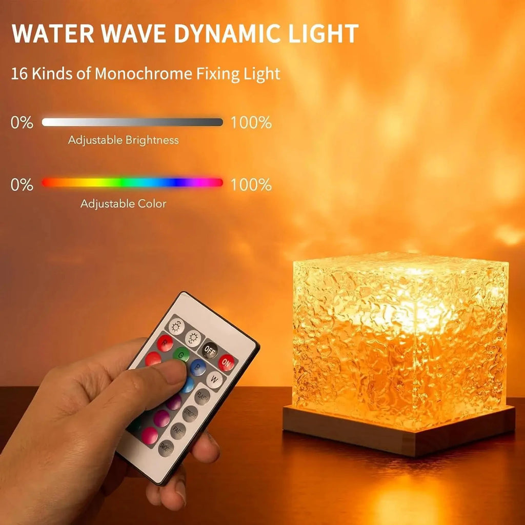 Lampe de table, projecteur rechargeable 16 couleurs