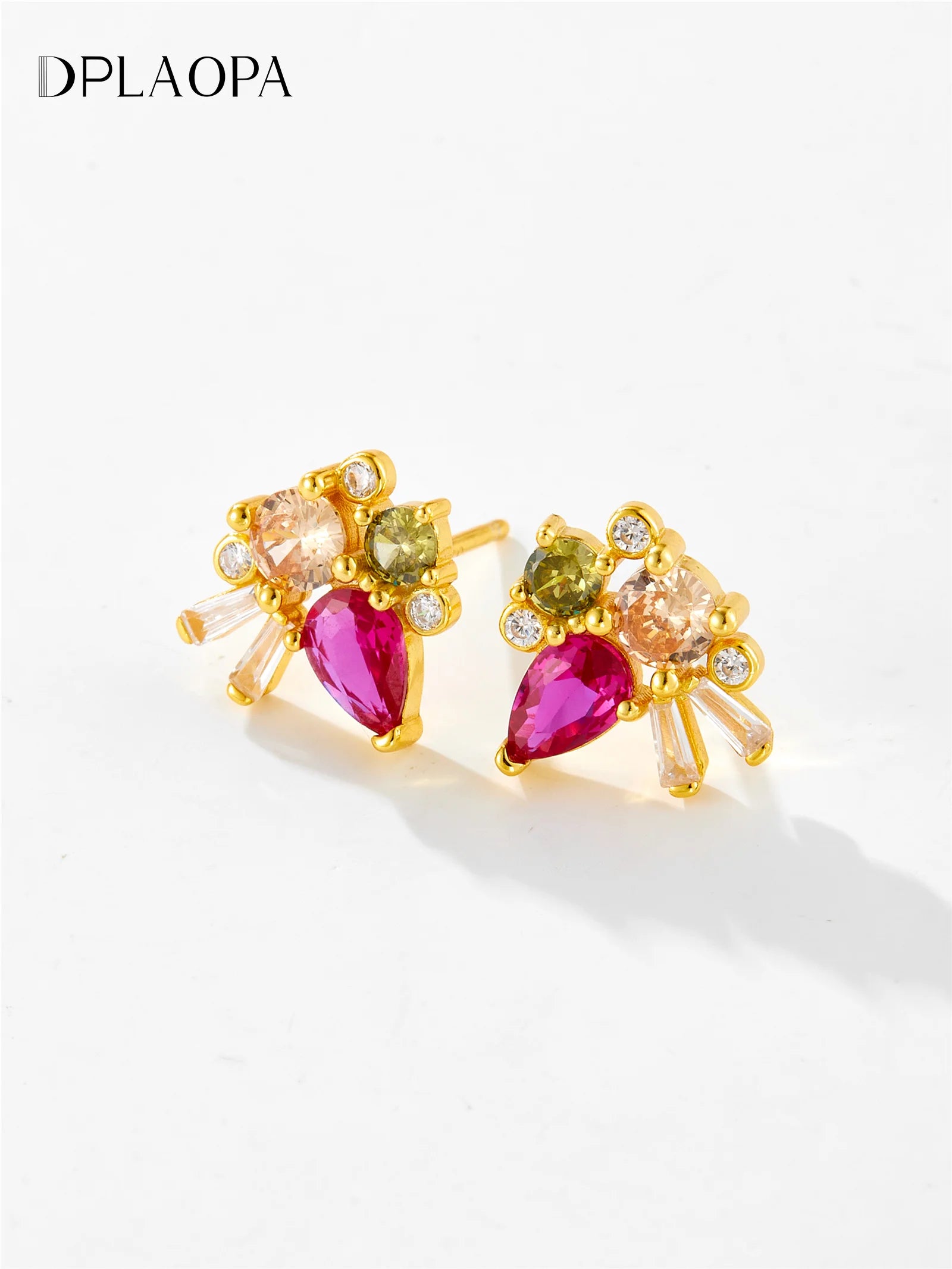 Boucles d'oreilles Paola argent zirconium