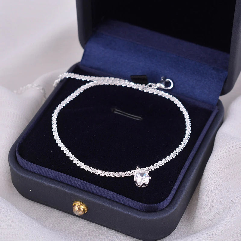Bracelet Tiffène argent moissanite