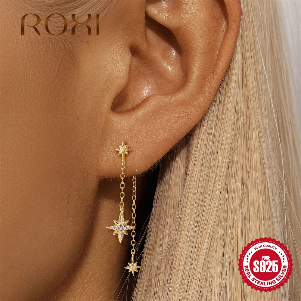 Boucles d'oreilles Roxy argent