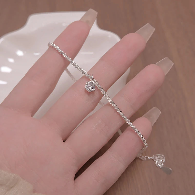 Bracelet Tiffène argent moissanite