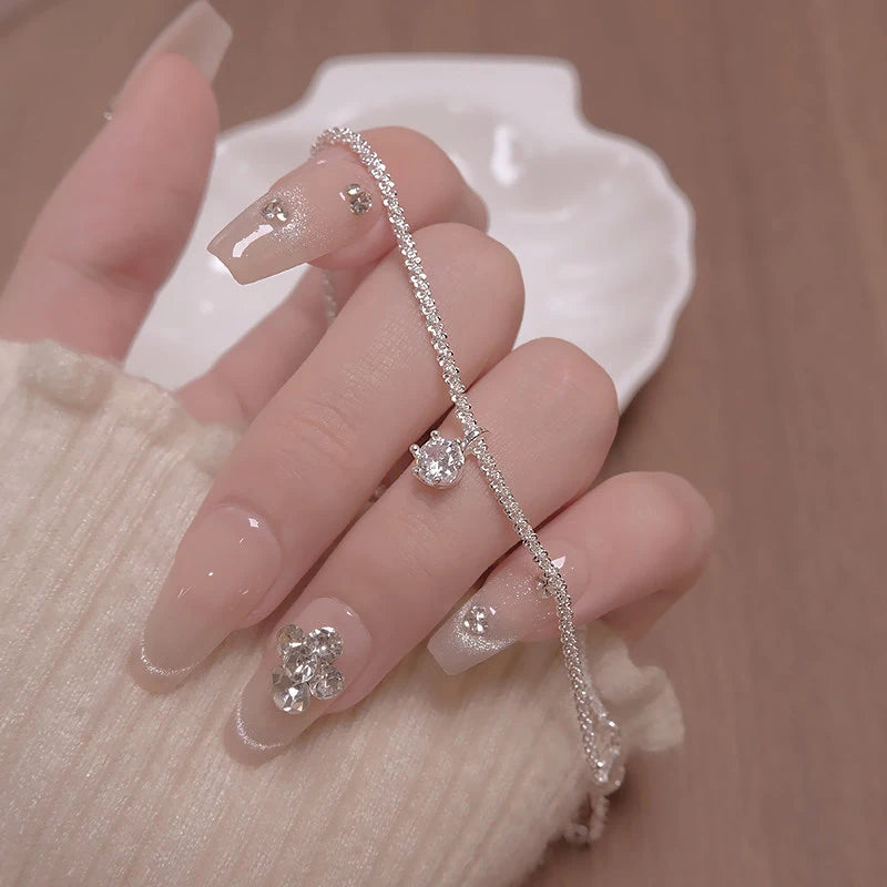 Bracelet Tiffène argent moissanite