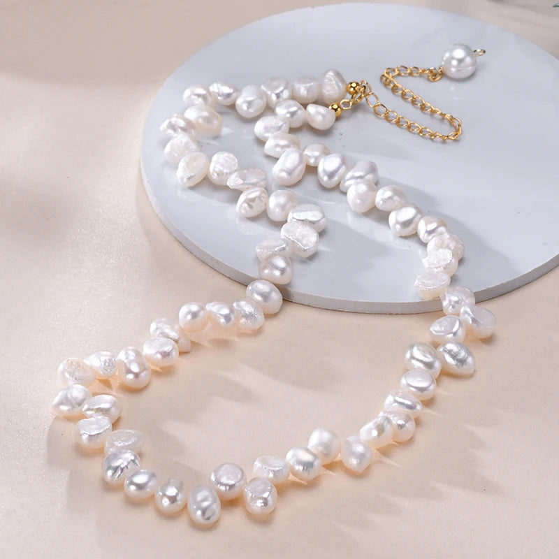 Collier naturel Pearl argent