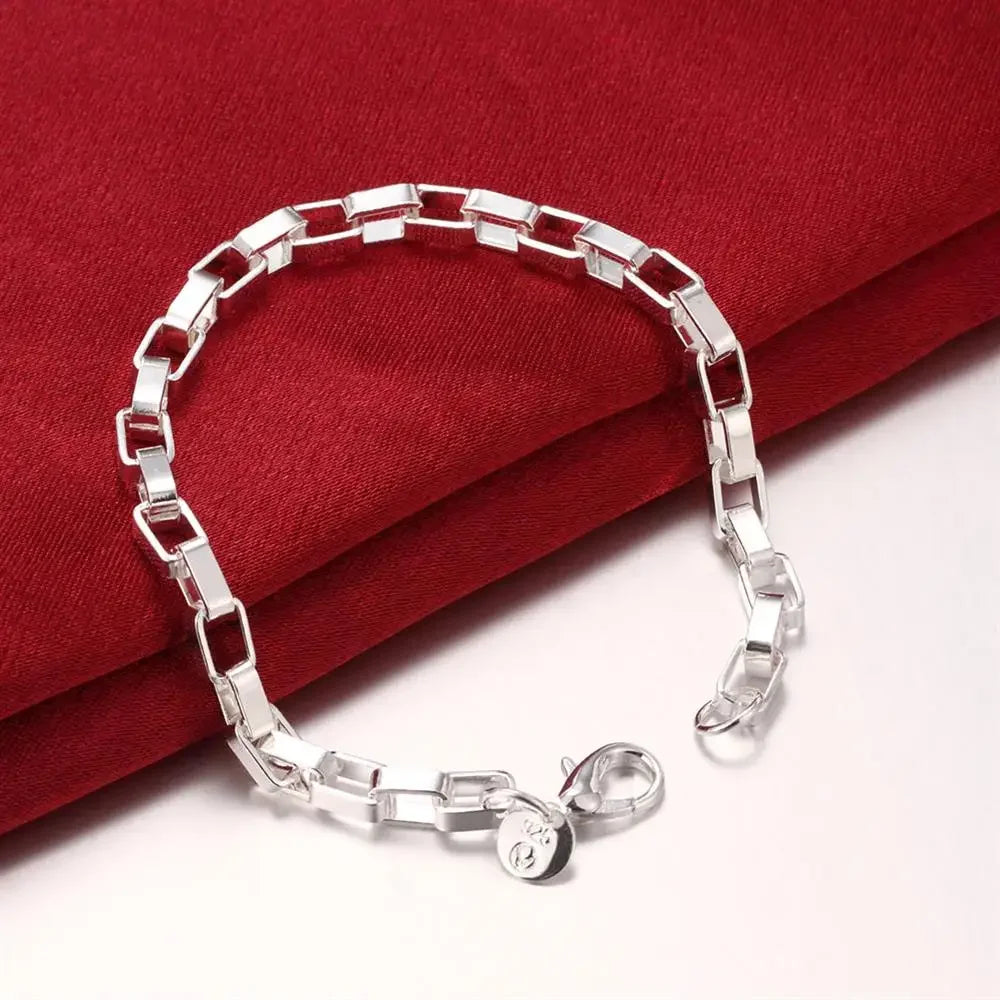 Bracelet et collier Nathanaël Homme argent
