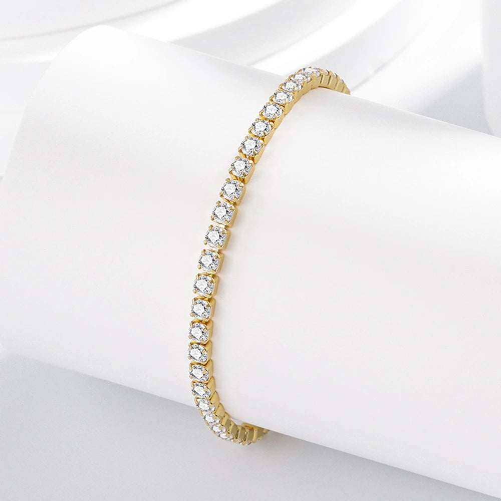 Bracelet Glam argent zirconium