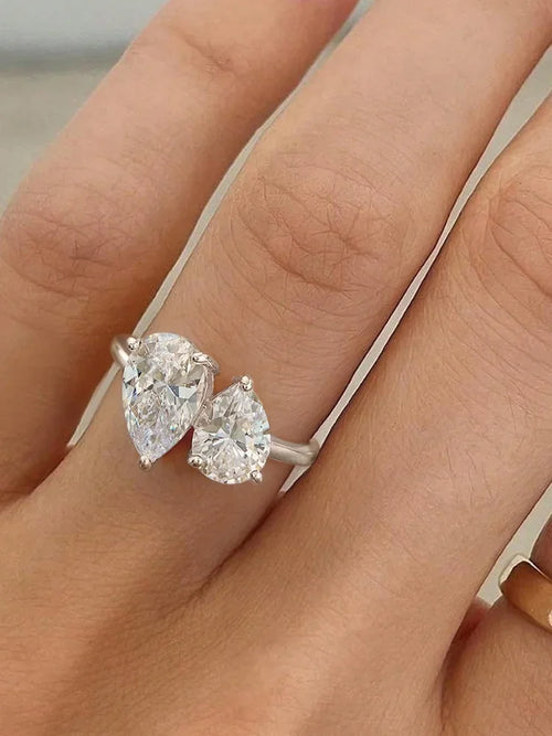 Bague Hoali argent zirconium