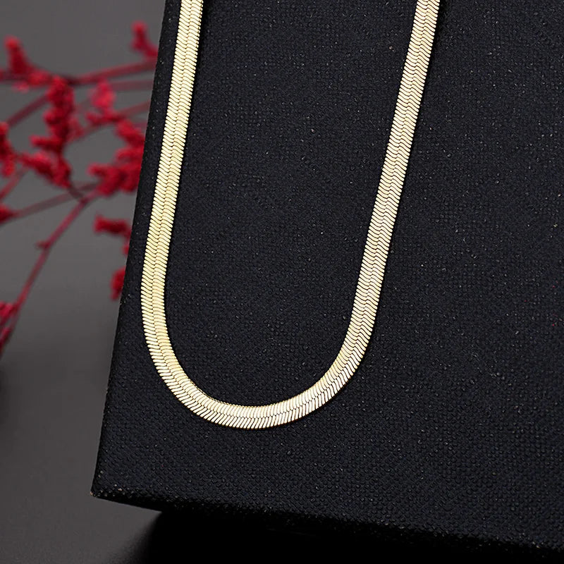 Collier chaîne dorée