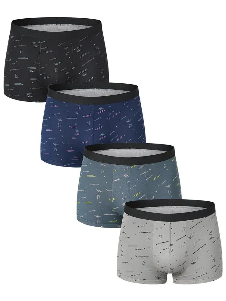 Caleçon à motif x 4