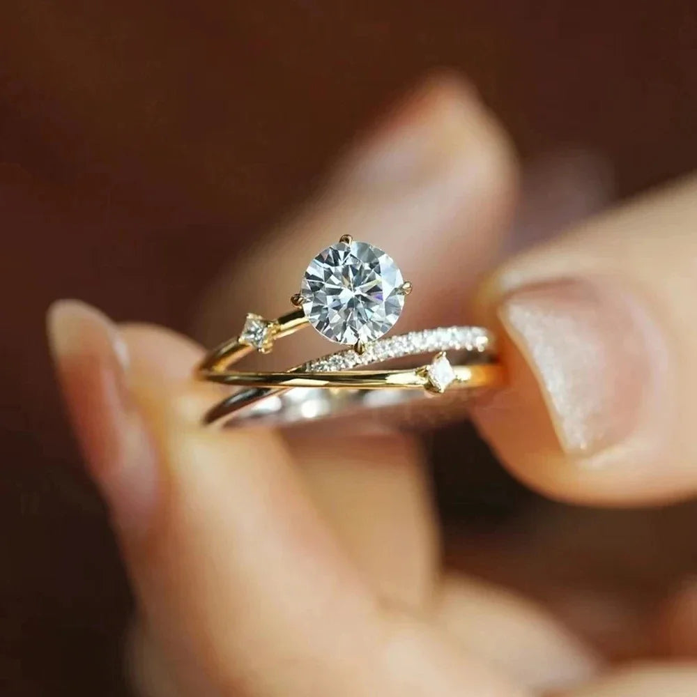 Bague Fiançailles argent