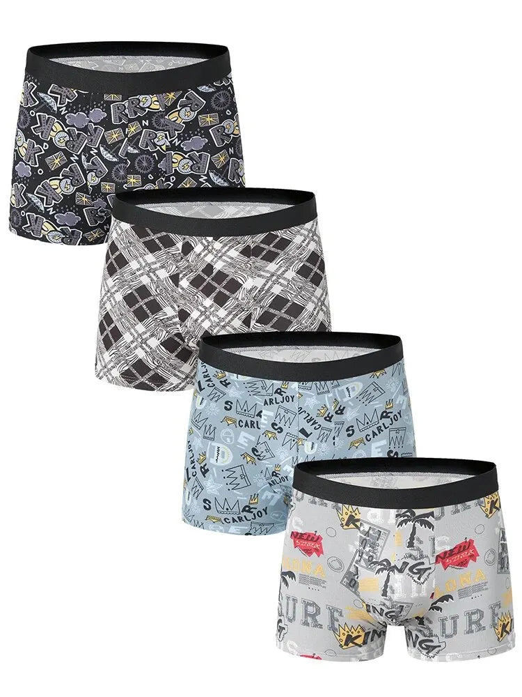 Caleçon à motif x 4