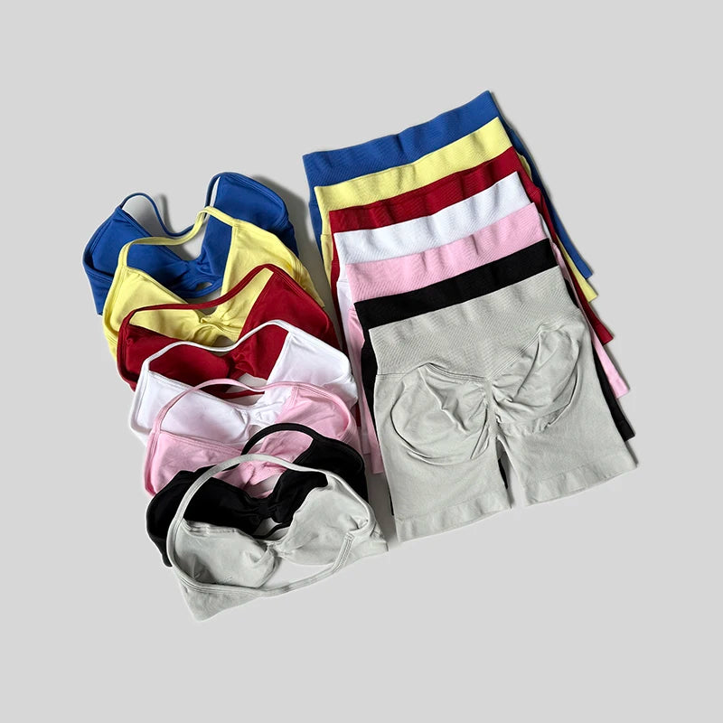 Ensemble de sport short brassière