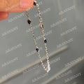 Bracelet June argent zirconium