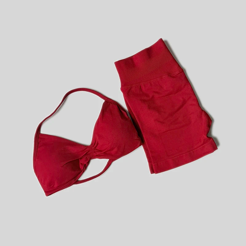 Ensemble de sport short brassière