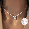 Collier Bonnie argent et zirconium