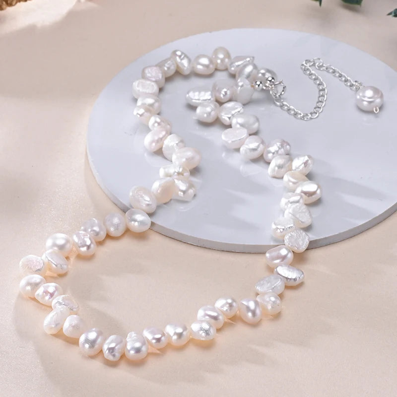 Collier naturel Pearl argent