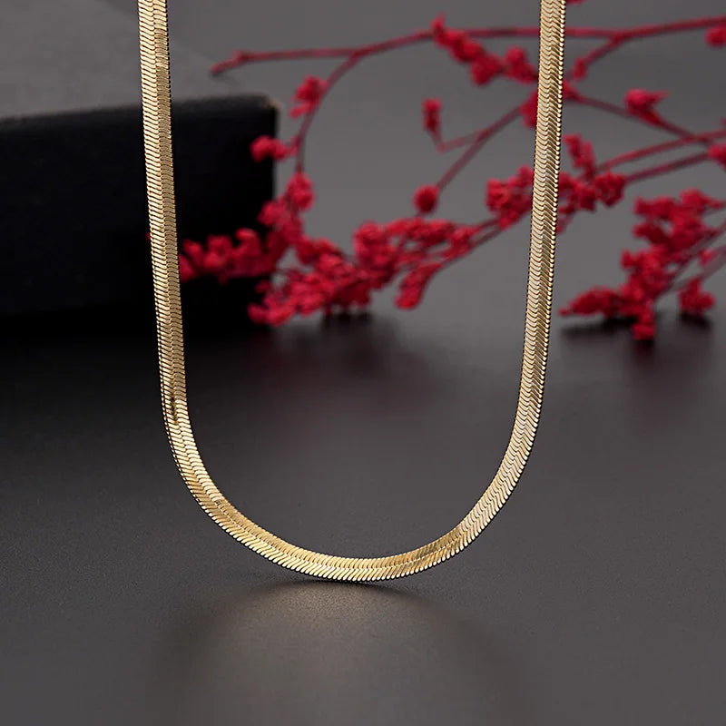 Collier chaîne dorée