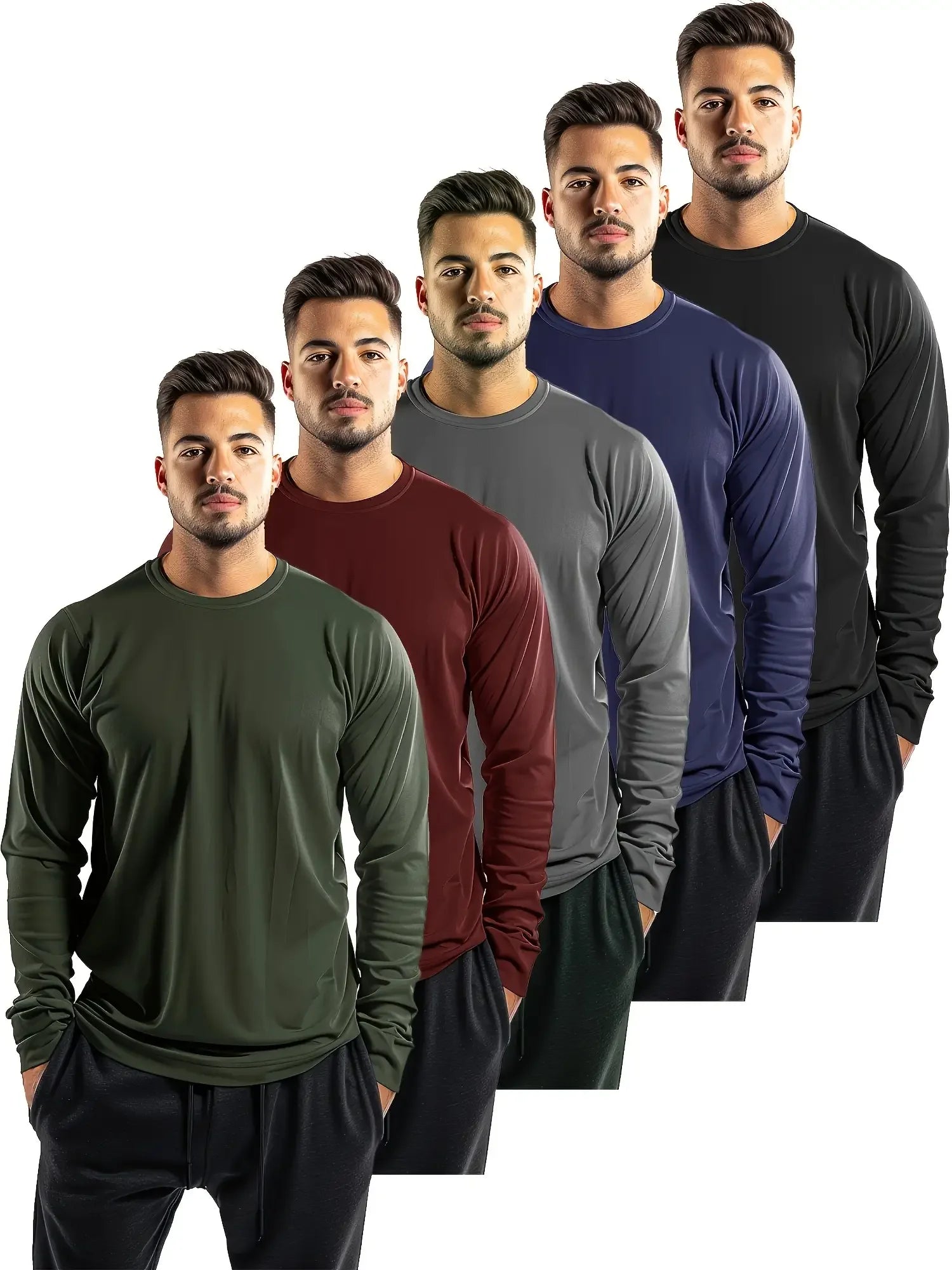 Tshirt manches longues x5 - Homme