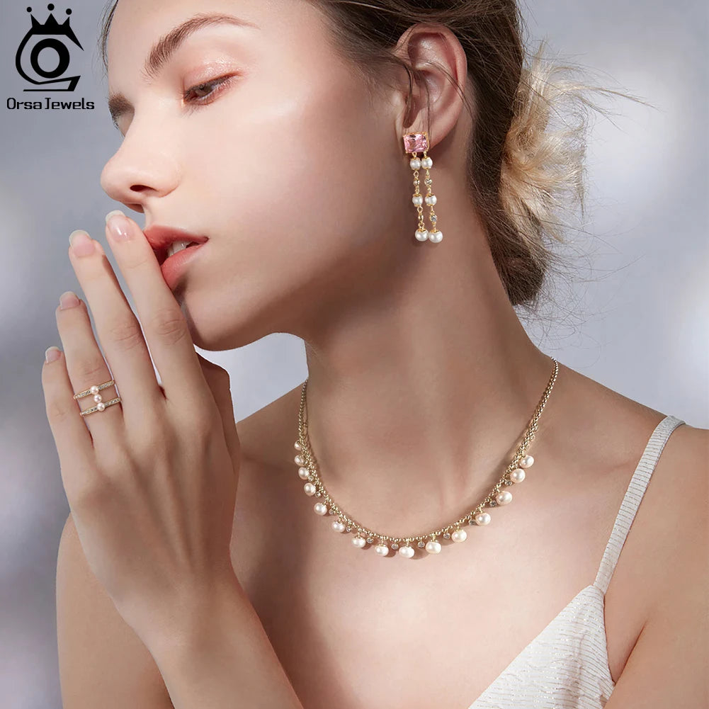 Collier Amey argent perles naturelles