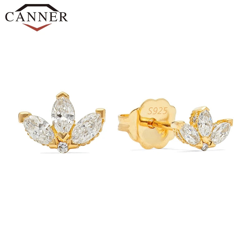 Boucles d'oreilles duchesse argent et zirconium