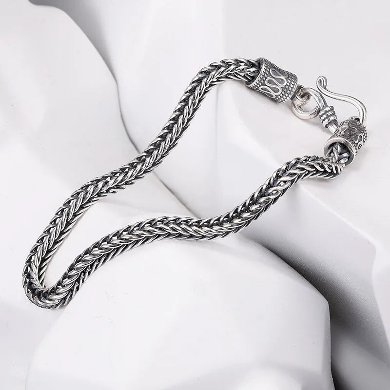 Bracelet vintage argent Homme