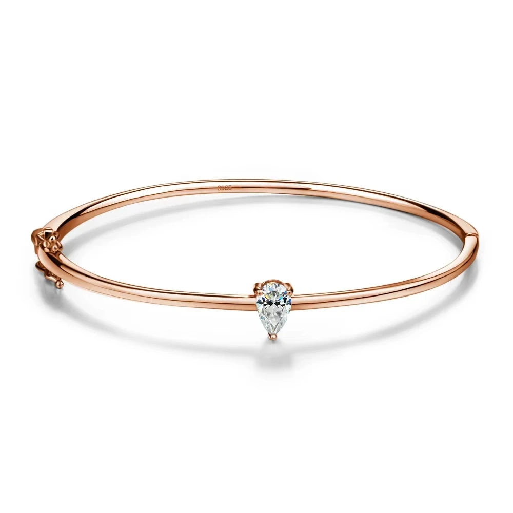 Bracelet Théodora argent moissanite véritable