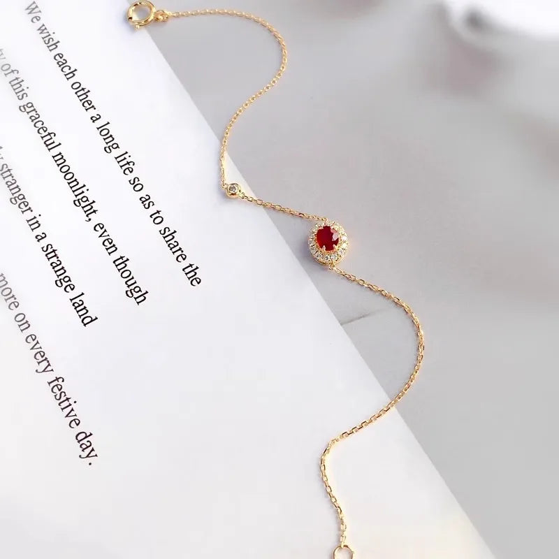 Bracelet Rachida ziconium plaqué or 14k ou argent