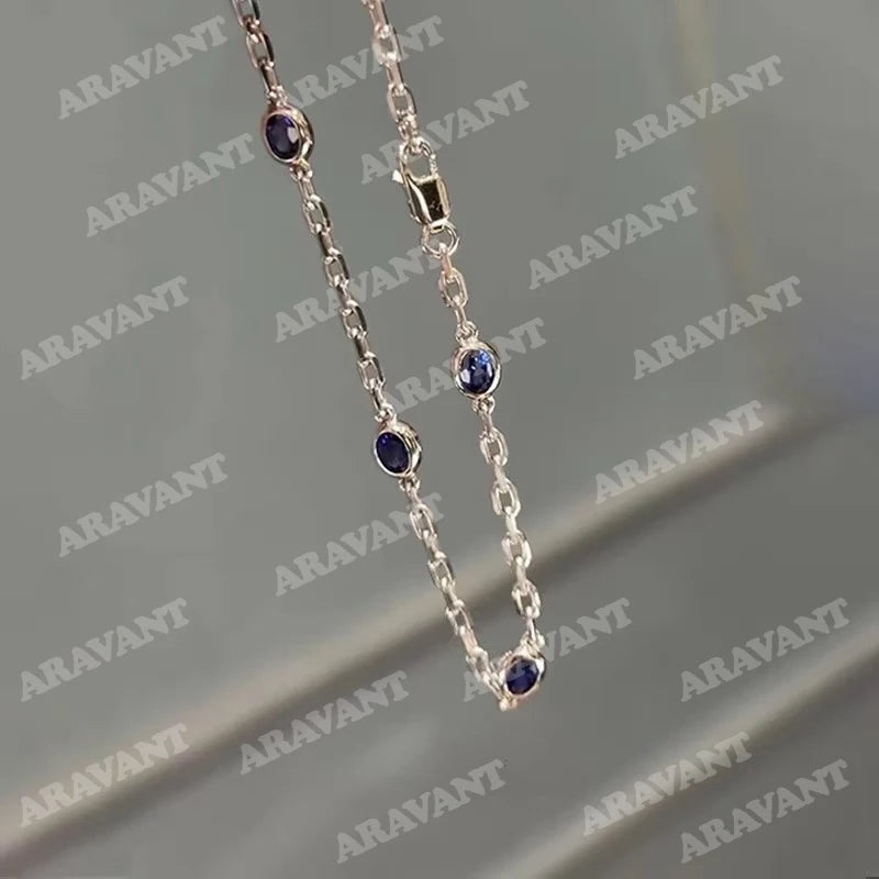 Bracelet June argent zirconium