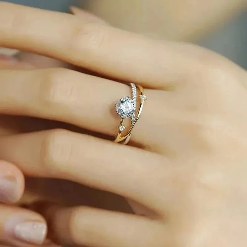 Bague Fiançailles argent