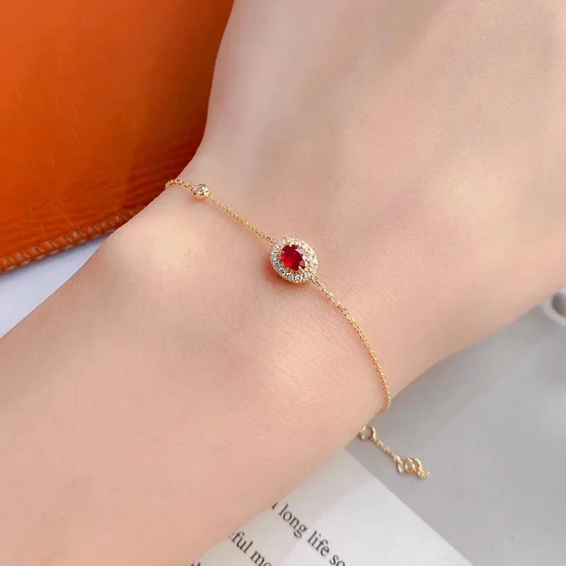 Bracelet Rachida ziconium plaqué or 14k ou argent