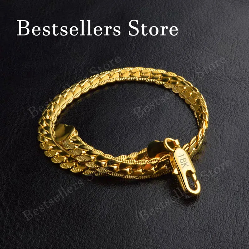 Bracelet Stacy argent et plaqué or 18k