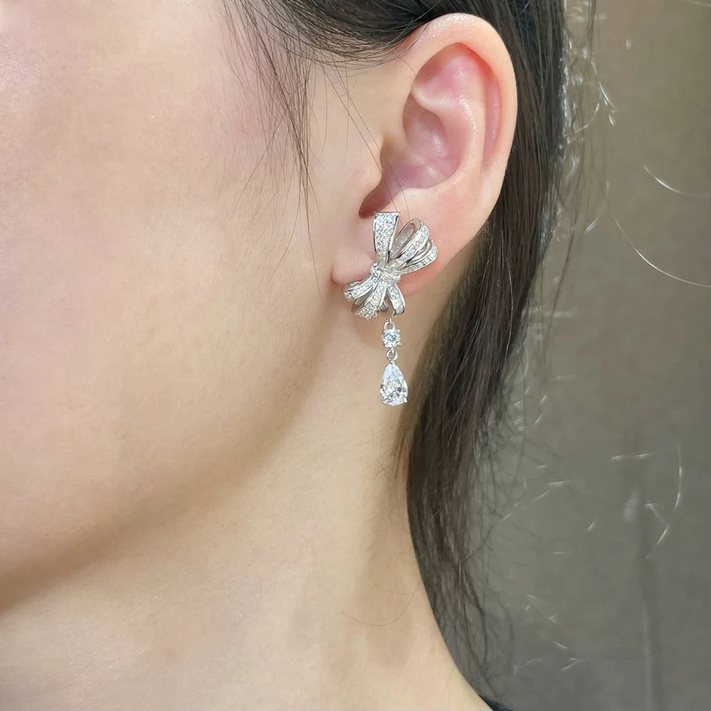 Boucles d'oreilles Enza argent zirconium