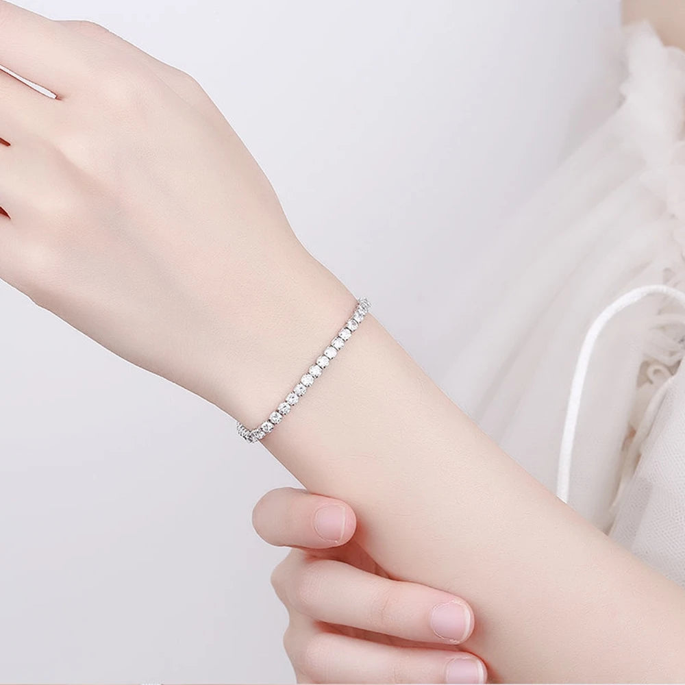 Bracelet Glam argent zirconium