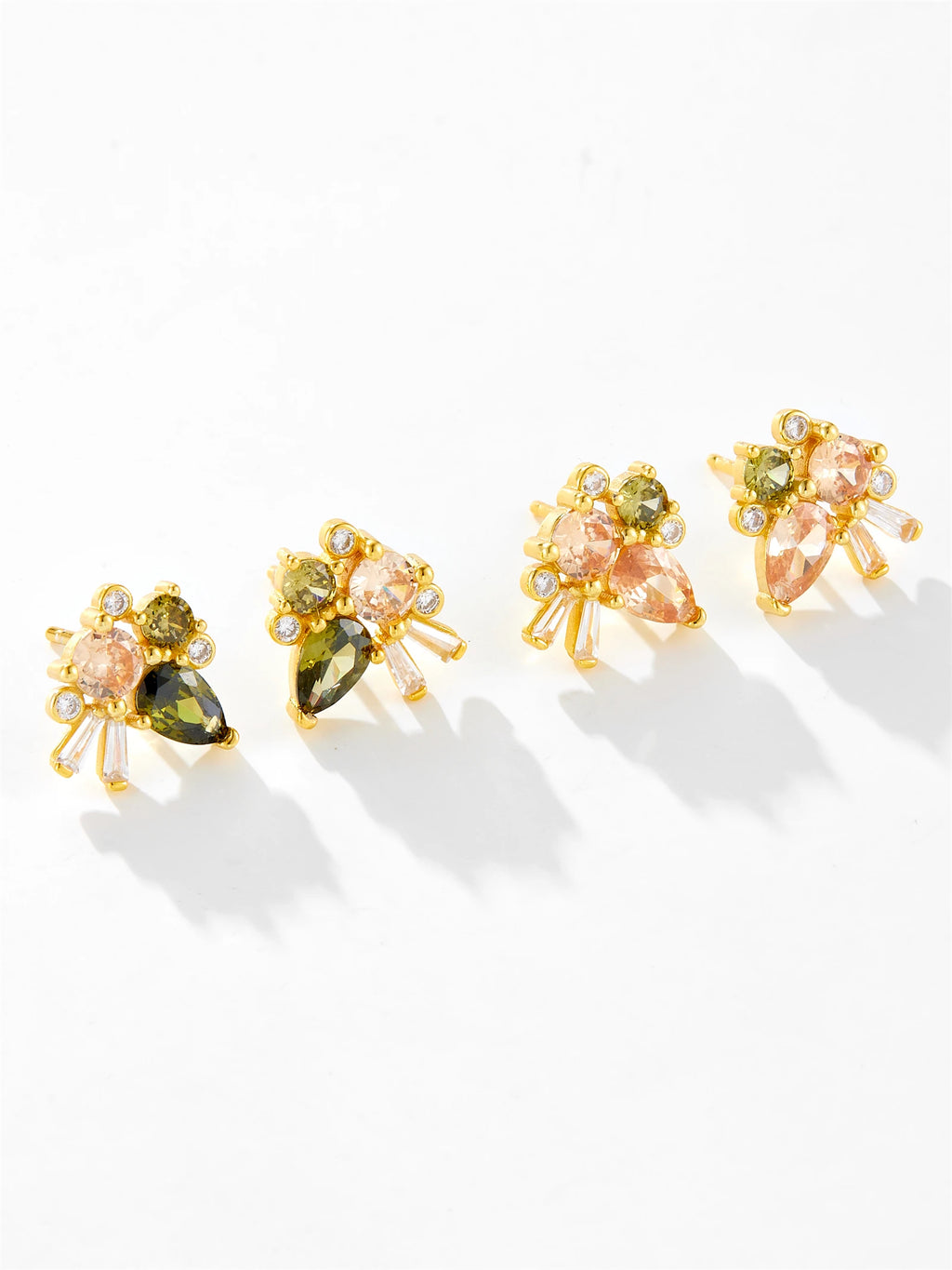 Boucles d'oreilles Paola argent zirconium