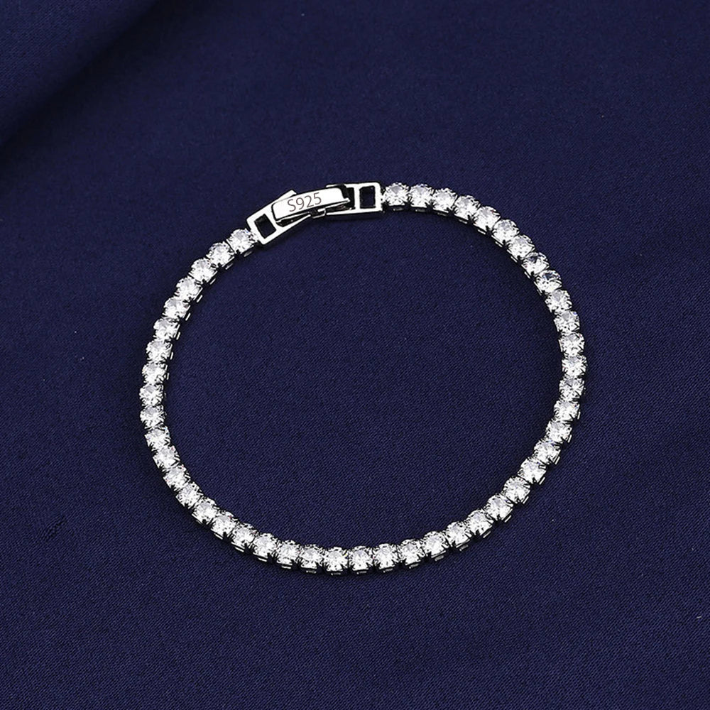 Bracelet Glam argent zirconium