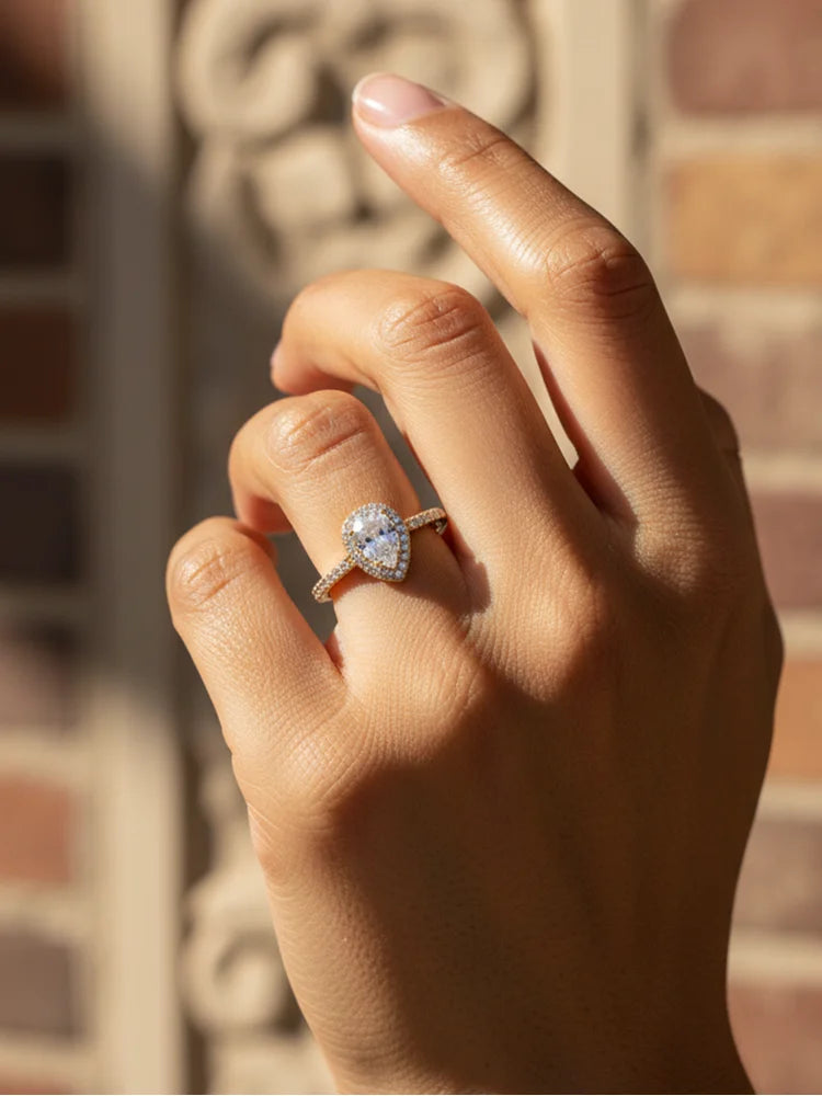 Bague Henna argent zirconium
