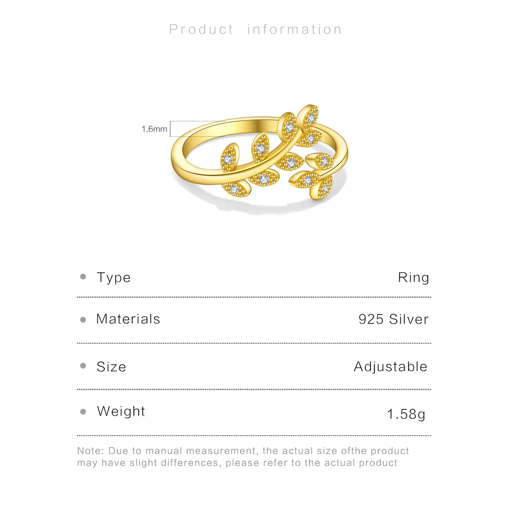 Bague ajustable argent cristal